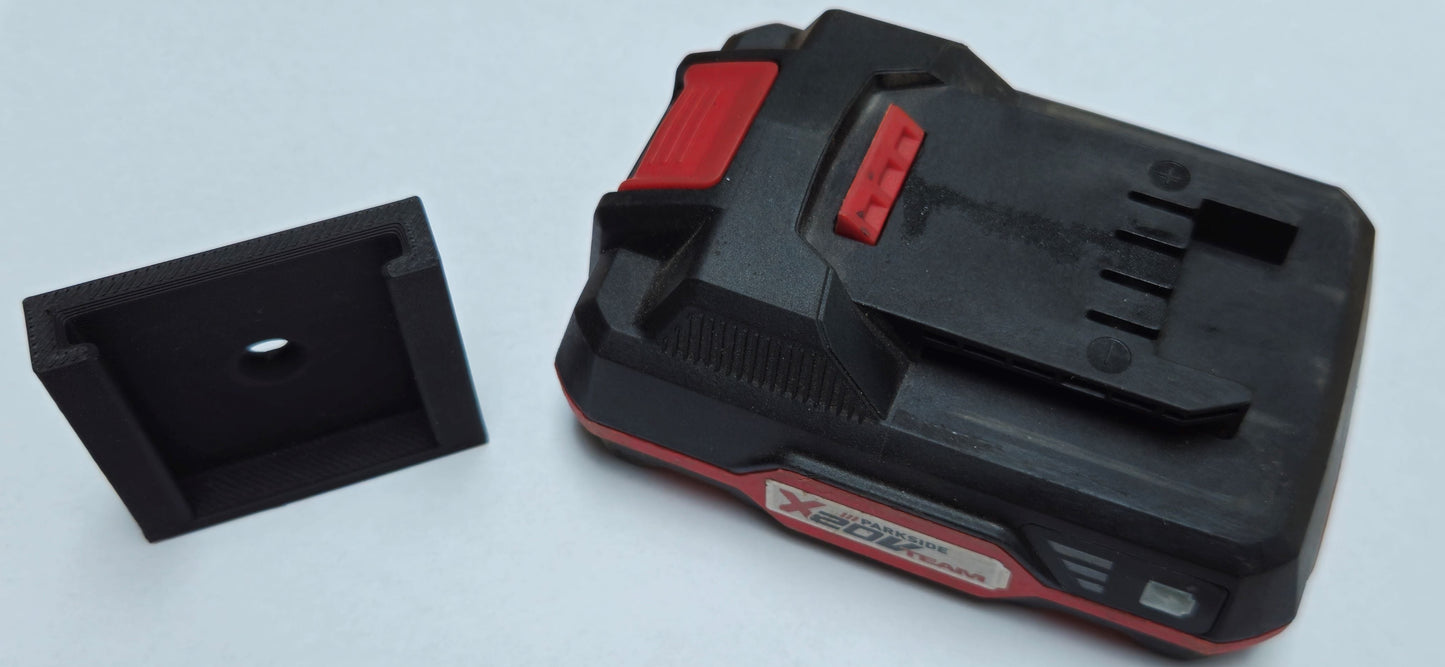 Battery holder for Parkside 20V batteries from LIDL (excl. battery)